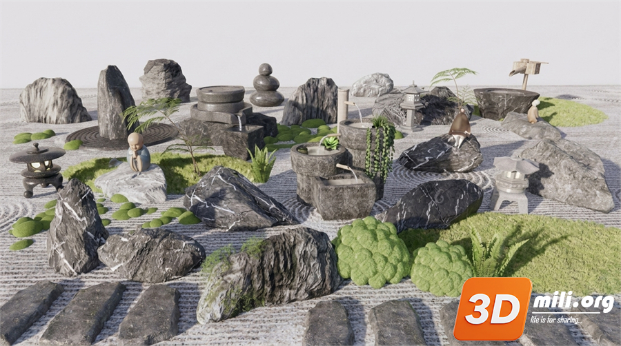 Rockery Skp Files